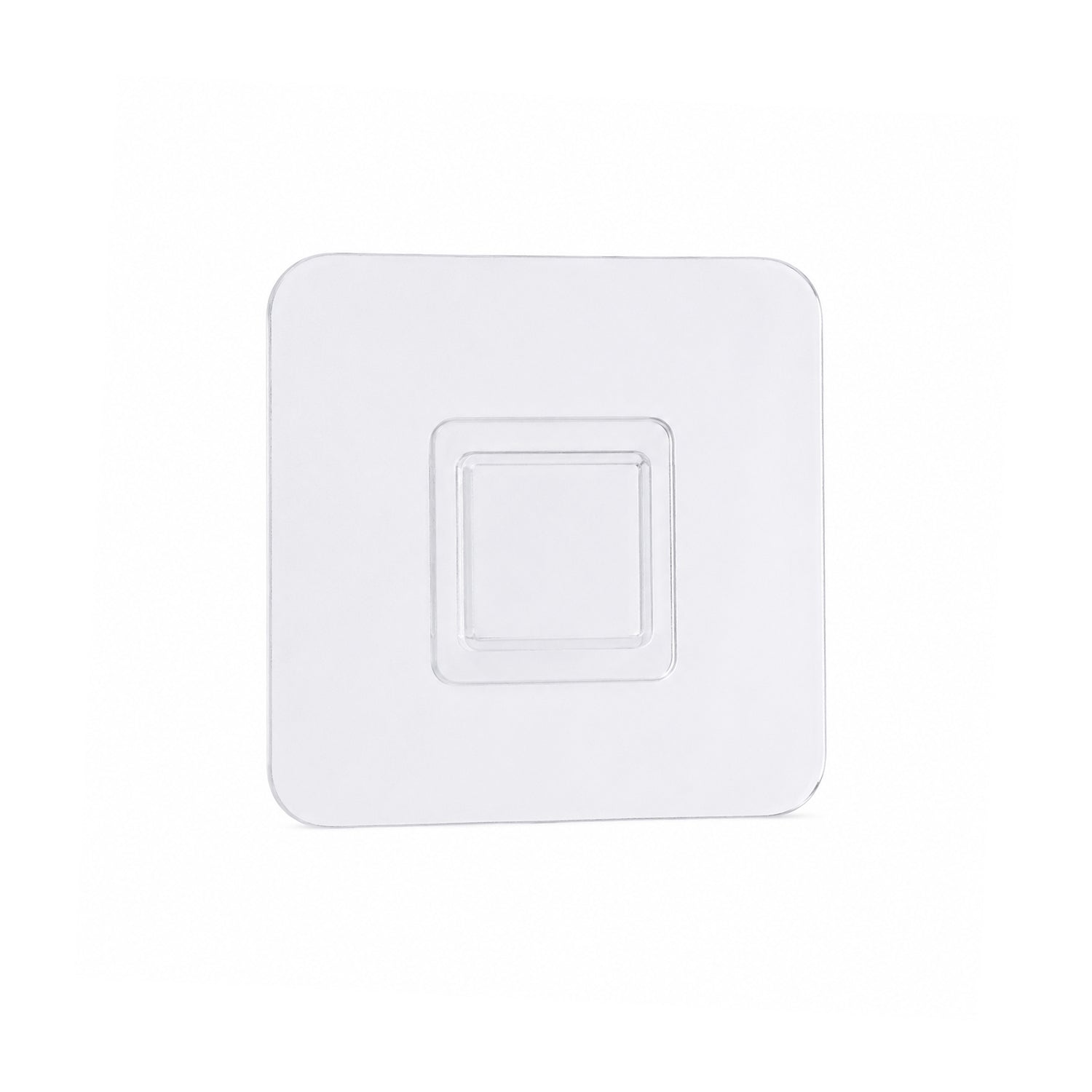 Elegant transparent hook holder design for wall mounting