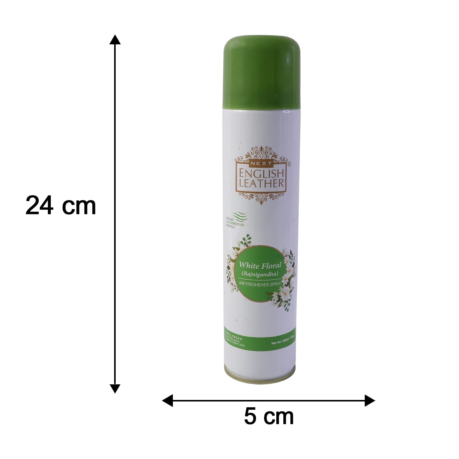 220ml size white floral freshener spray