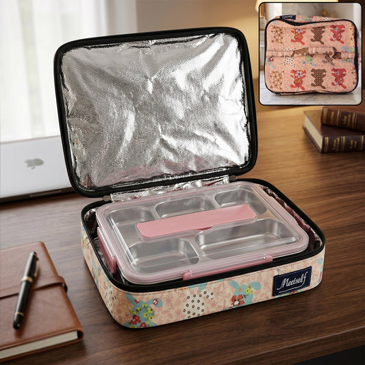 Open travel organizer bag showing spacious interior with clothes and essentials.