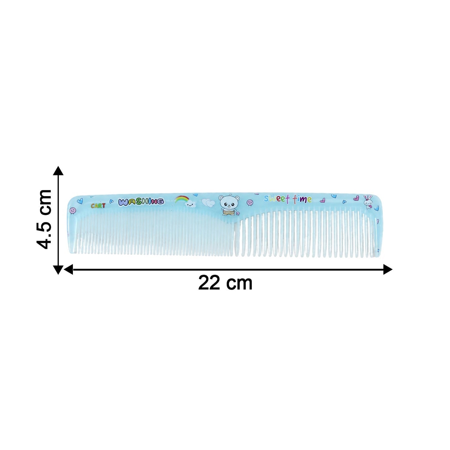 Hair comb size guide for styling and detangling