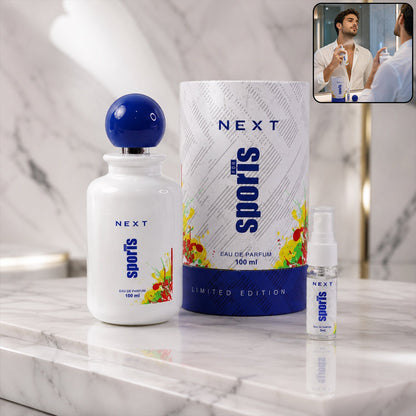 Next sports men's eau de perfume in white bottle