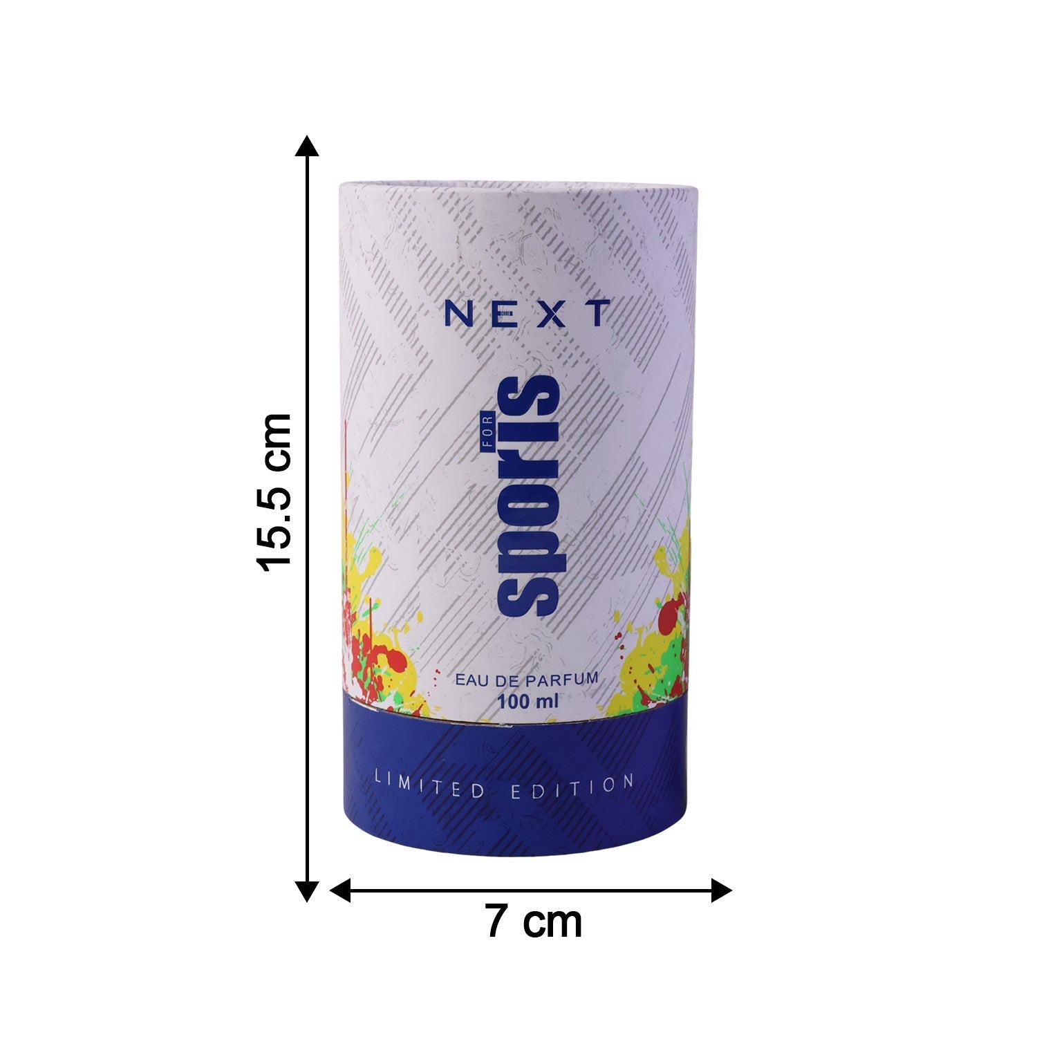 Size 100ml men's sport perfume in a sleek bottle