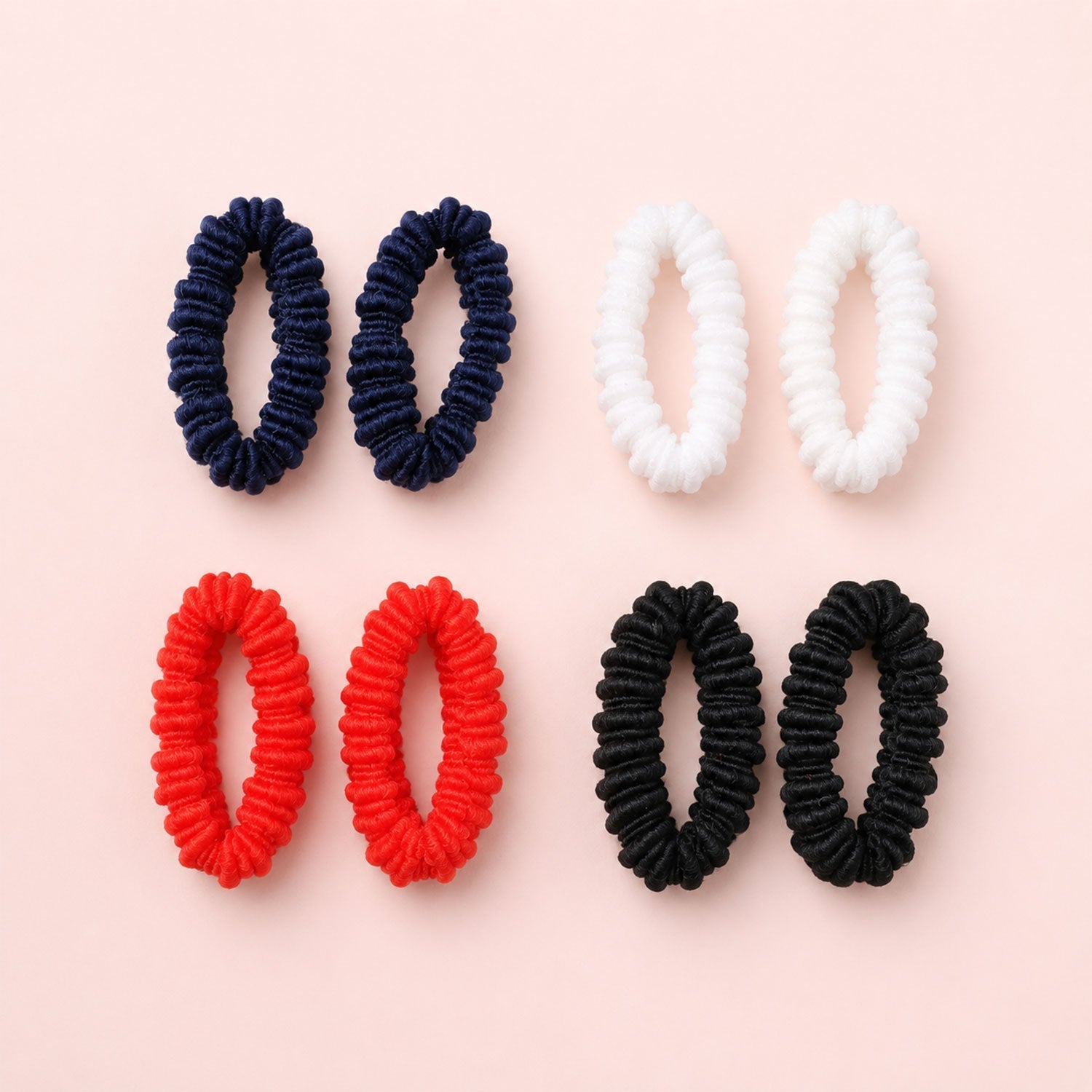 Colorful elastic hairbands for girls and women