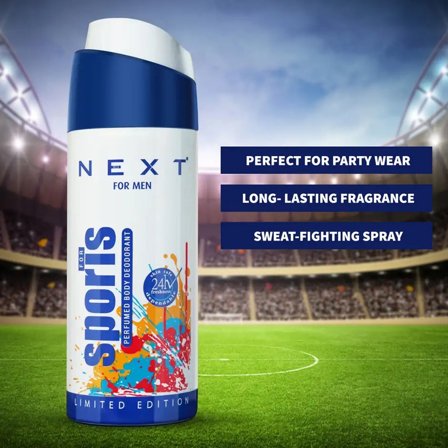 Sport deodorant fragrance spray for men