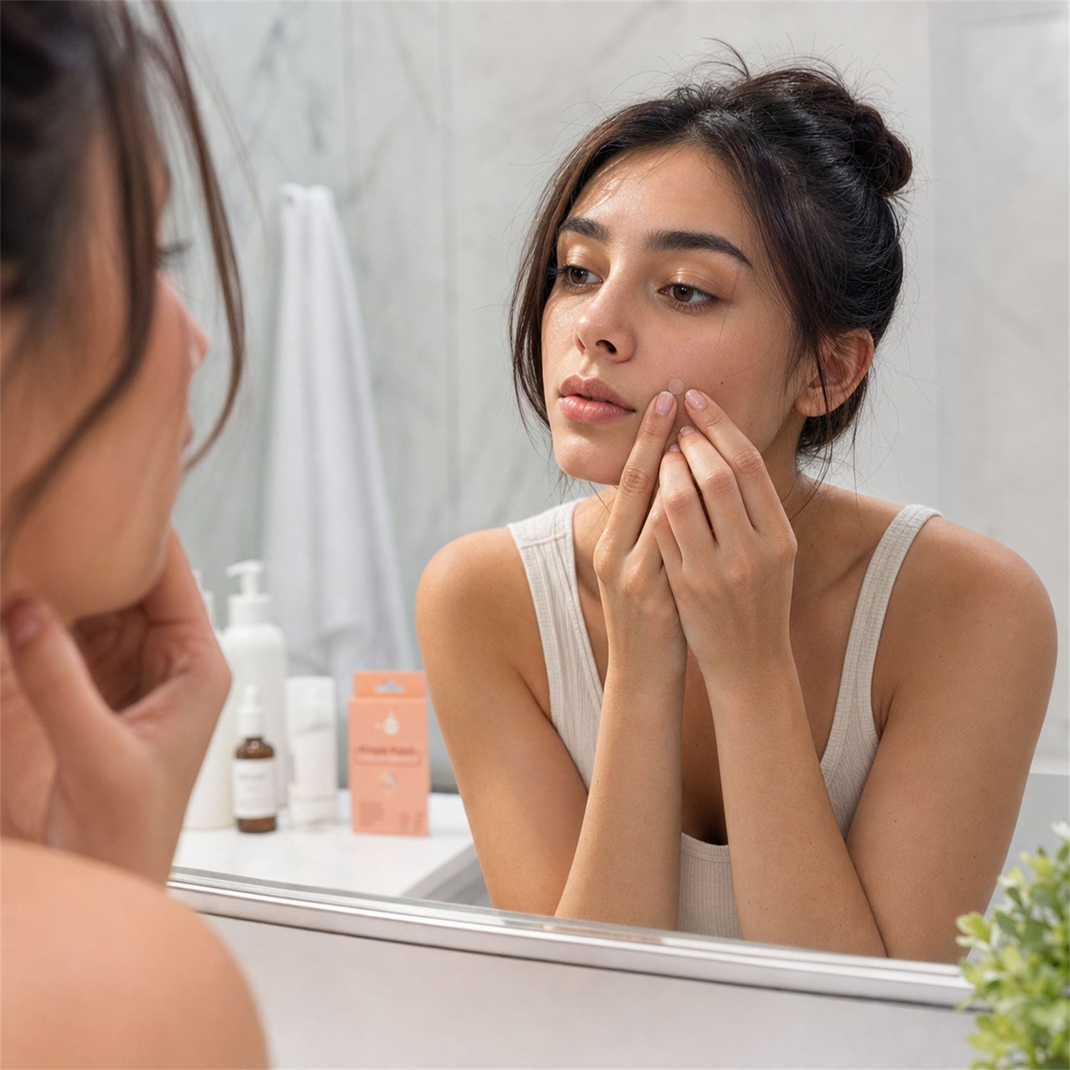 Pimple patch face use