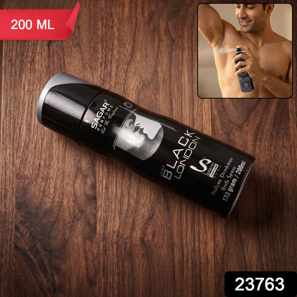 Black London body spray pack in 200ml size