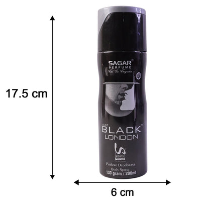 Size 200ml men's deodorant spray
