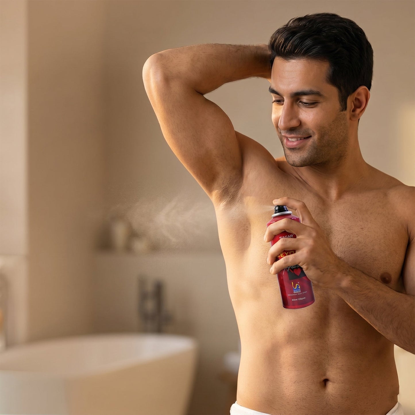 Deodorant body spray daily use