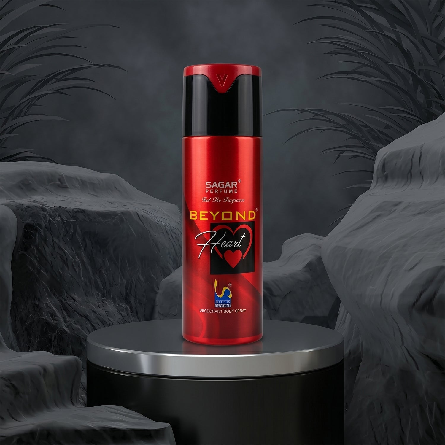 Fragrance detail of men's body spray