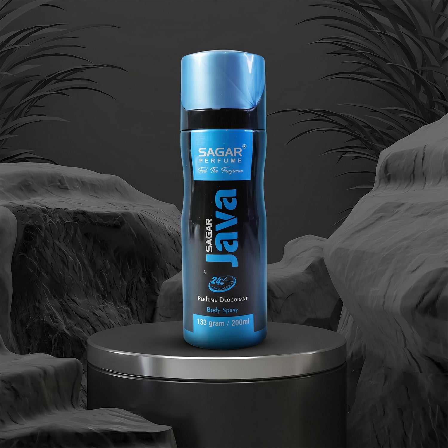 Fragrance detail of men's perfume spray