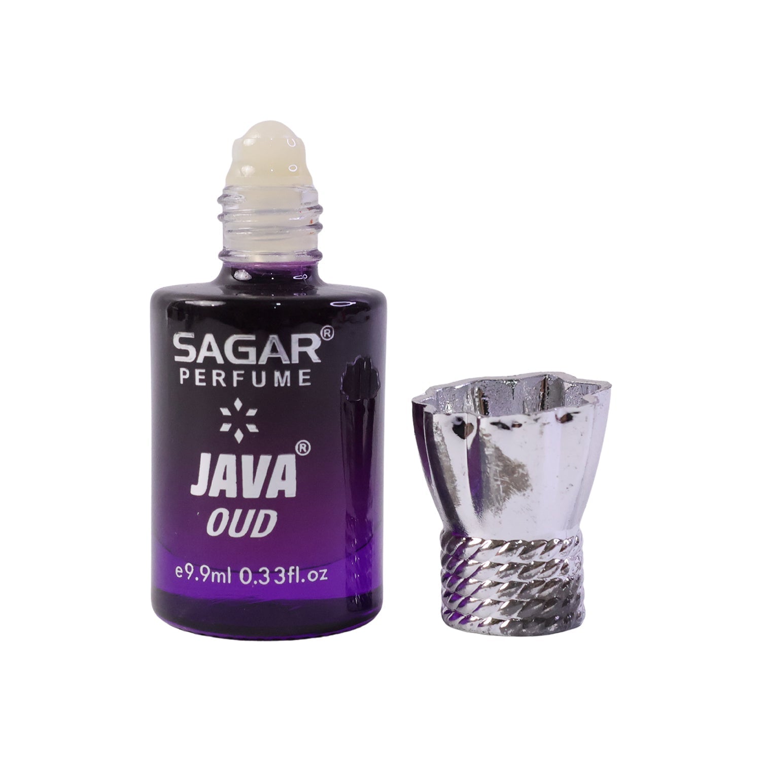 Attar bottle white background