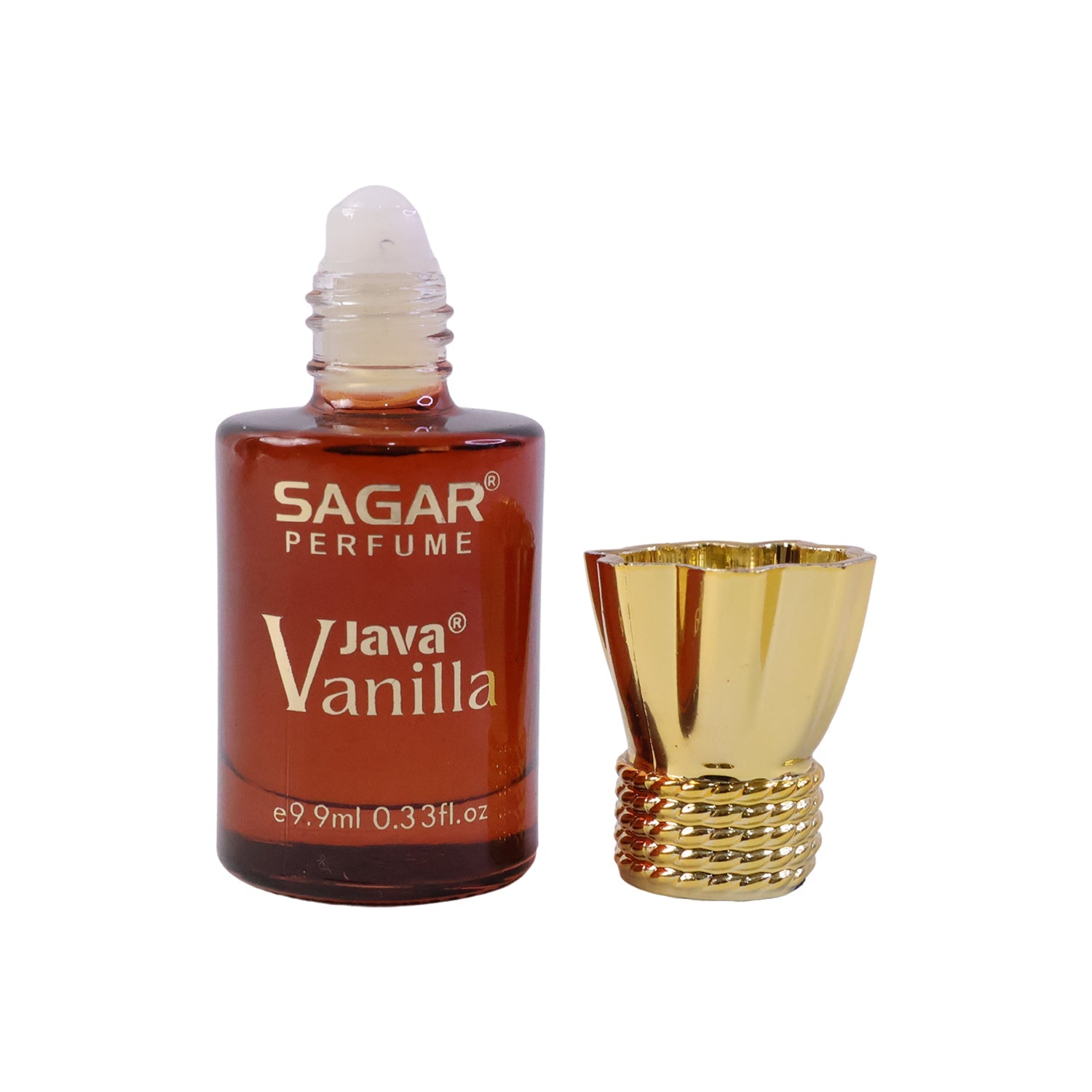Attar bottle with white background in 9.9ml size