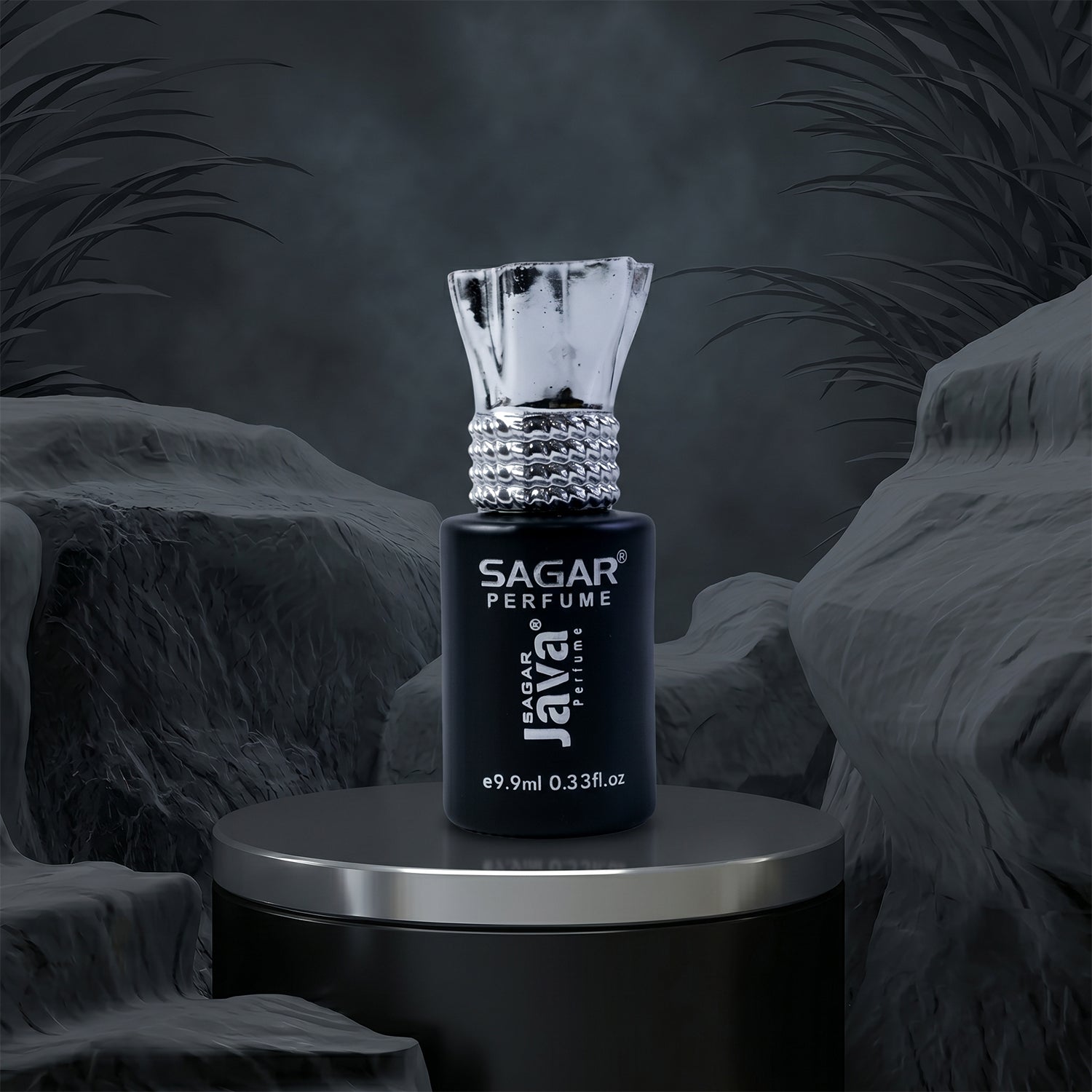 Roll on attar perfume detail with fragrance