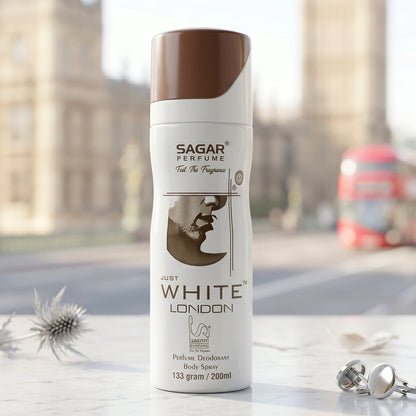 Body spray perfume detail with masculine scent