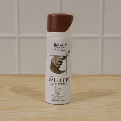 White London men's body spray pack box
