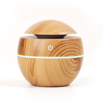 Diffuser in white with LED light for home use
