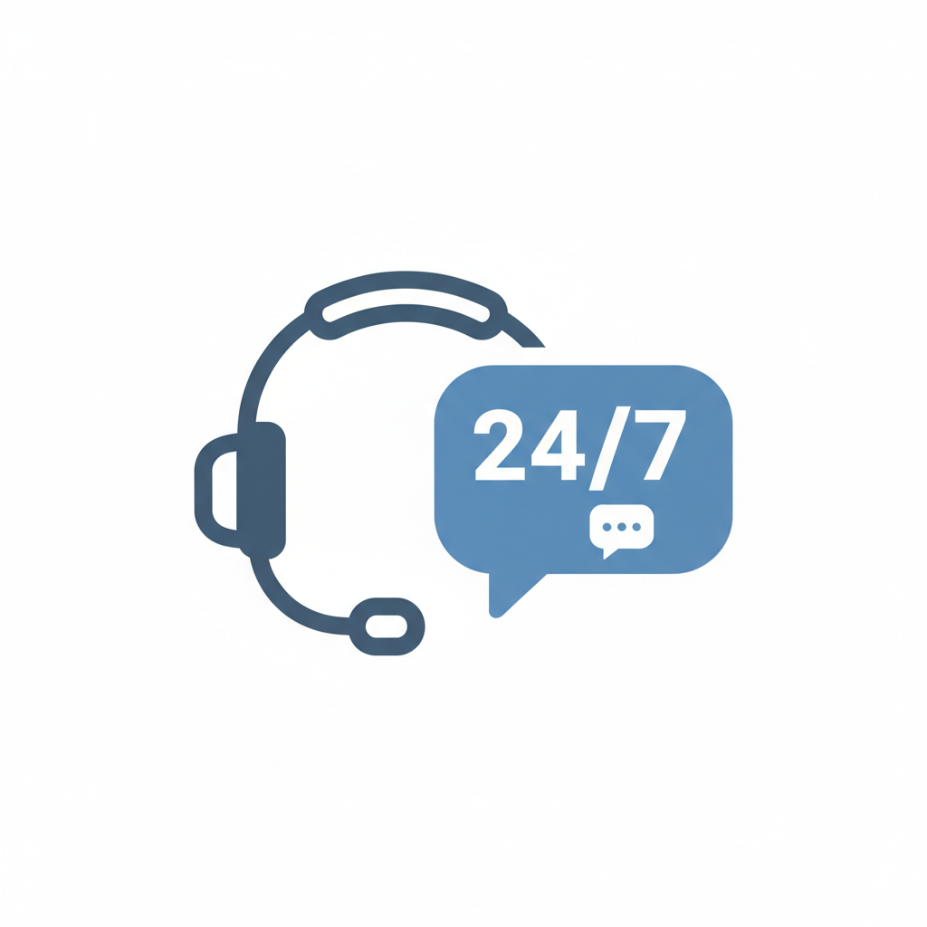 24/7 Support Icon