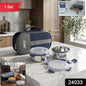 Stainless steel lunch box set with airtight containers for fresh meals