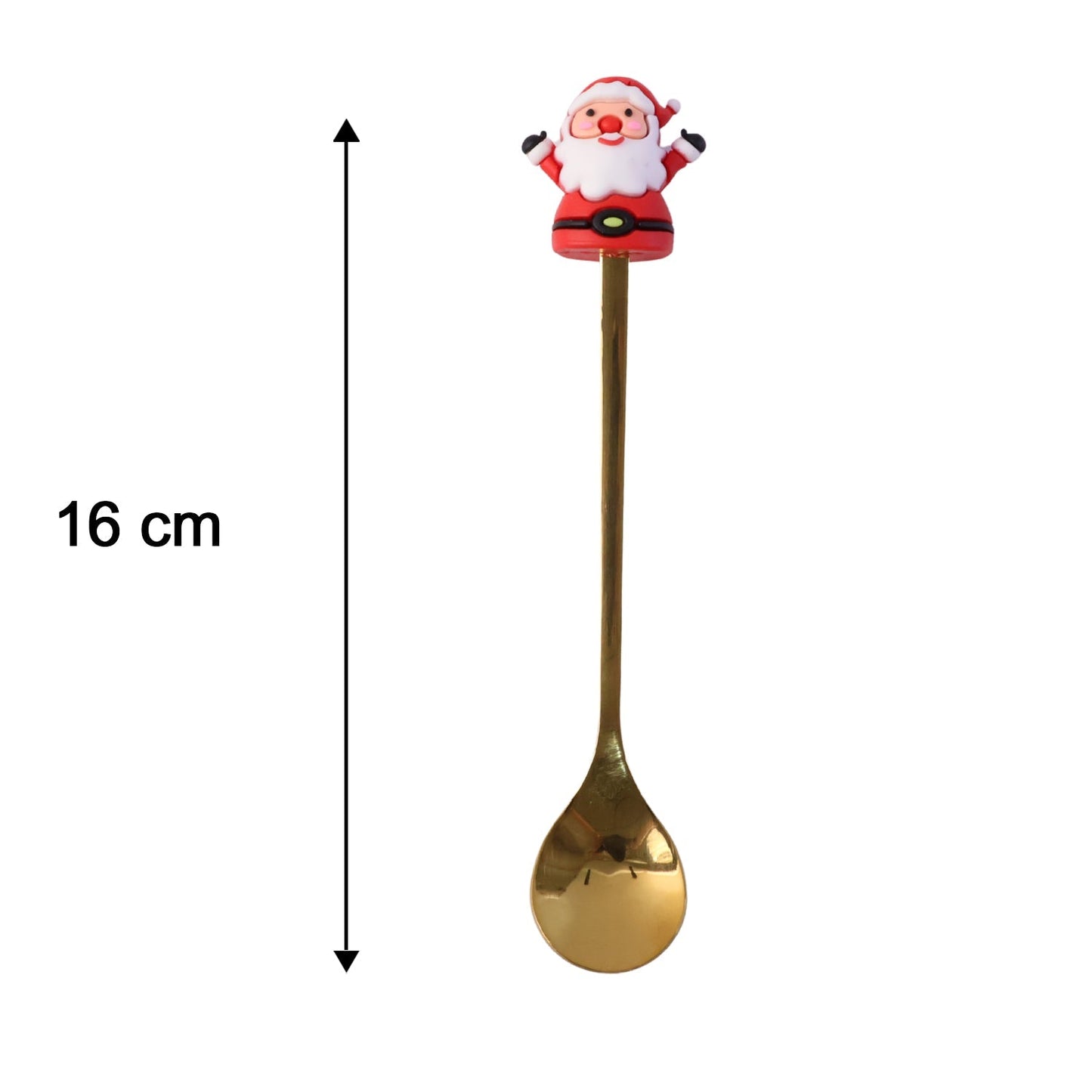 Size guide for 6pc golden spoon set