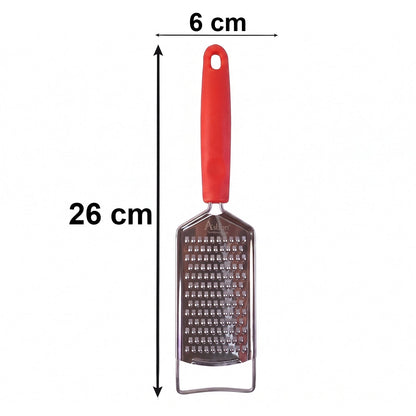 Size guide for handheld kitchen grater