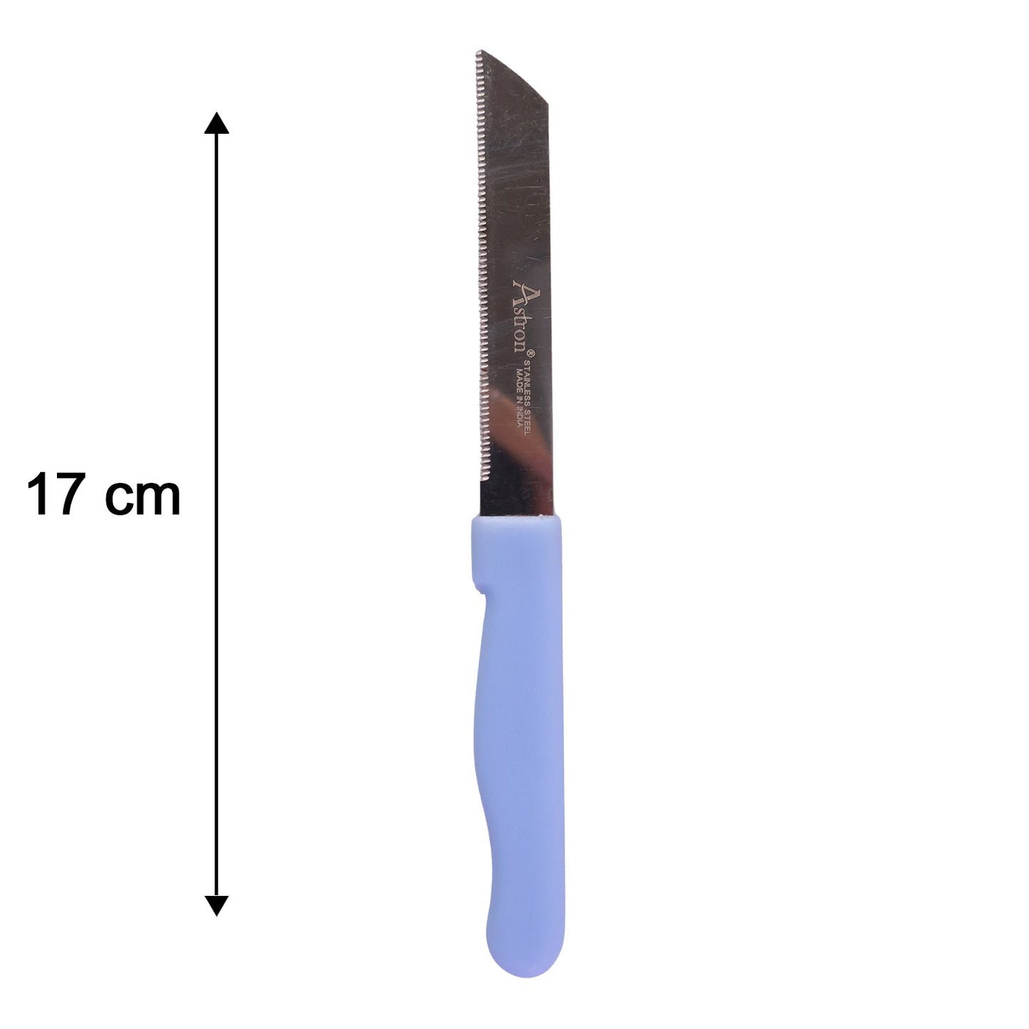 Knife set size guide with dimensions