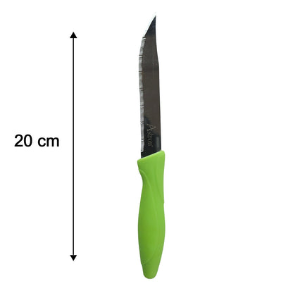 Dimensions of the stainless steel knife and peeler set