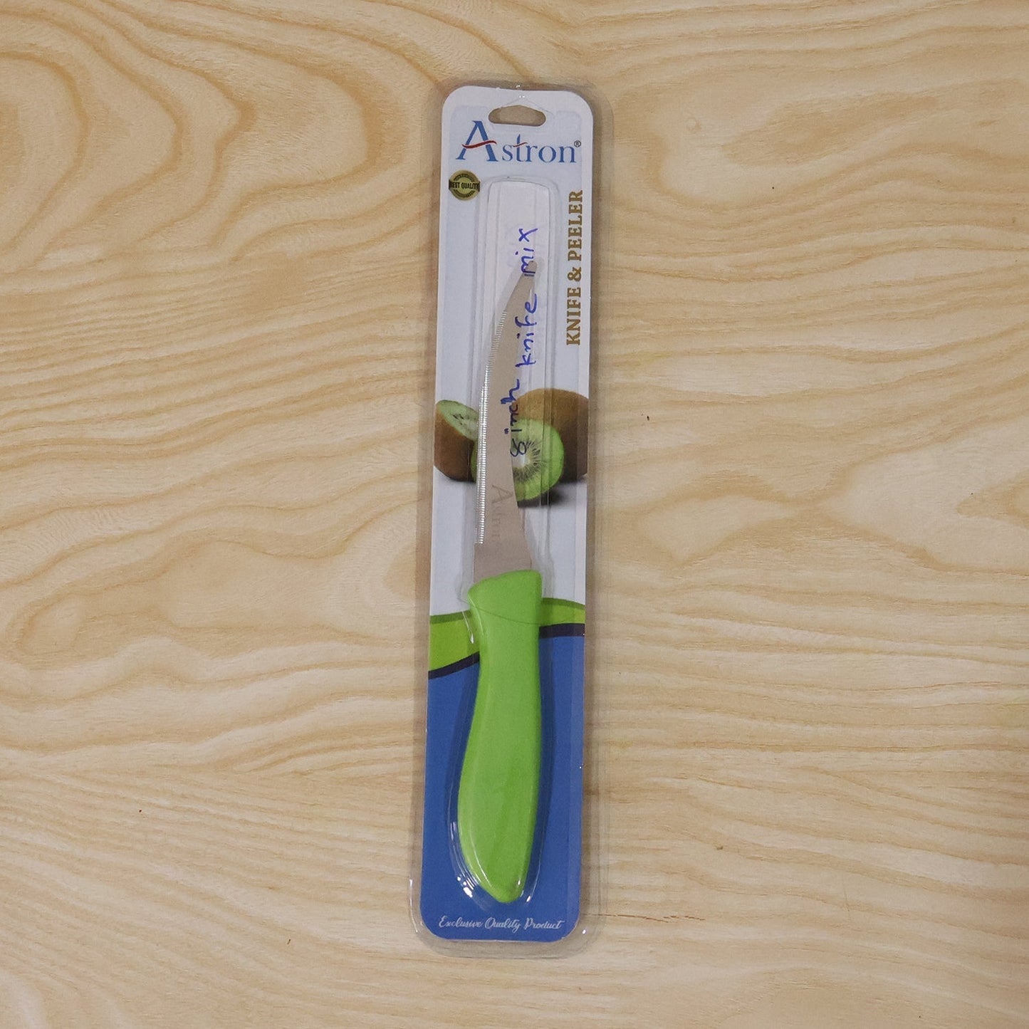 Packaged 8 inch kitchen knife in box for easy storage