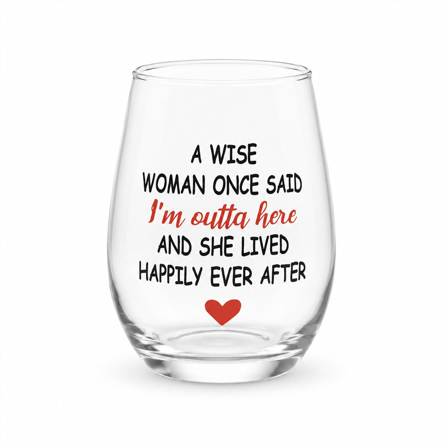 Elegant transparent glass tumbler for wine or juice