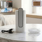 Foldable electric water dispenser pump secured on gallon bottle