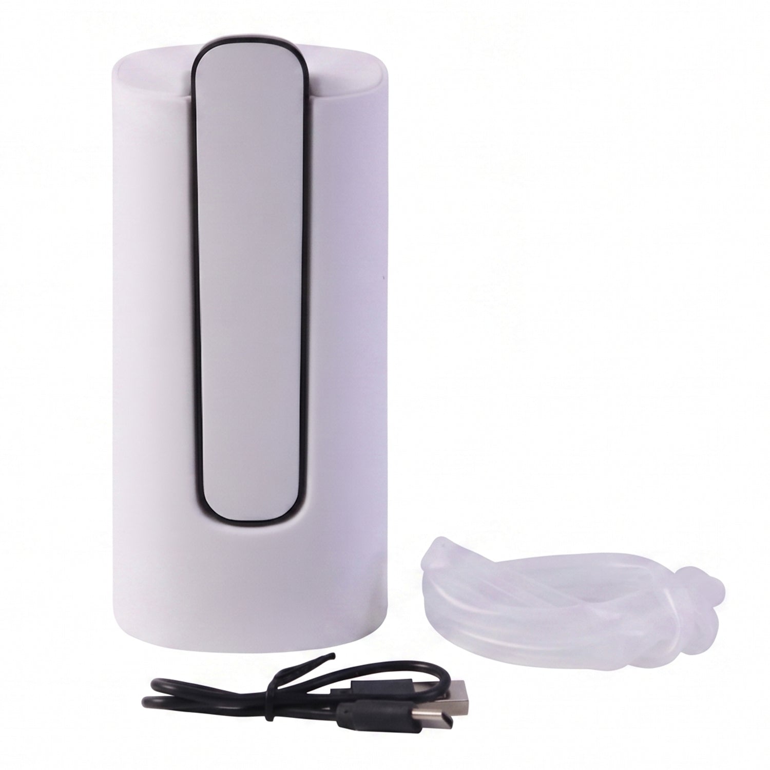 White electric water pump on a clean surface