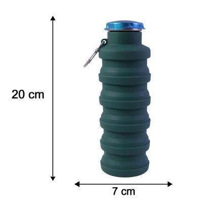 500ml foldable water bottle showing capacity