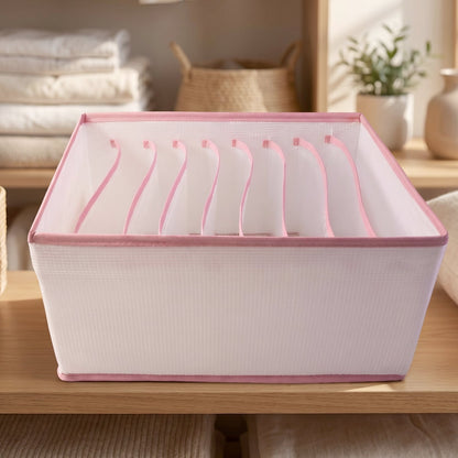 Clothes organizer placed inside a wardrobe