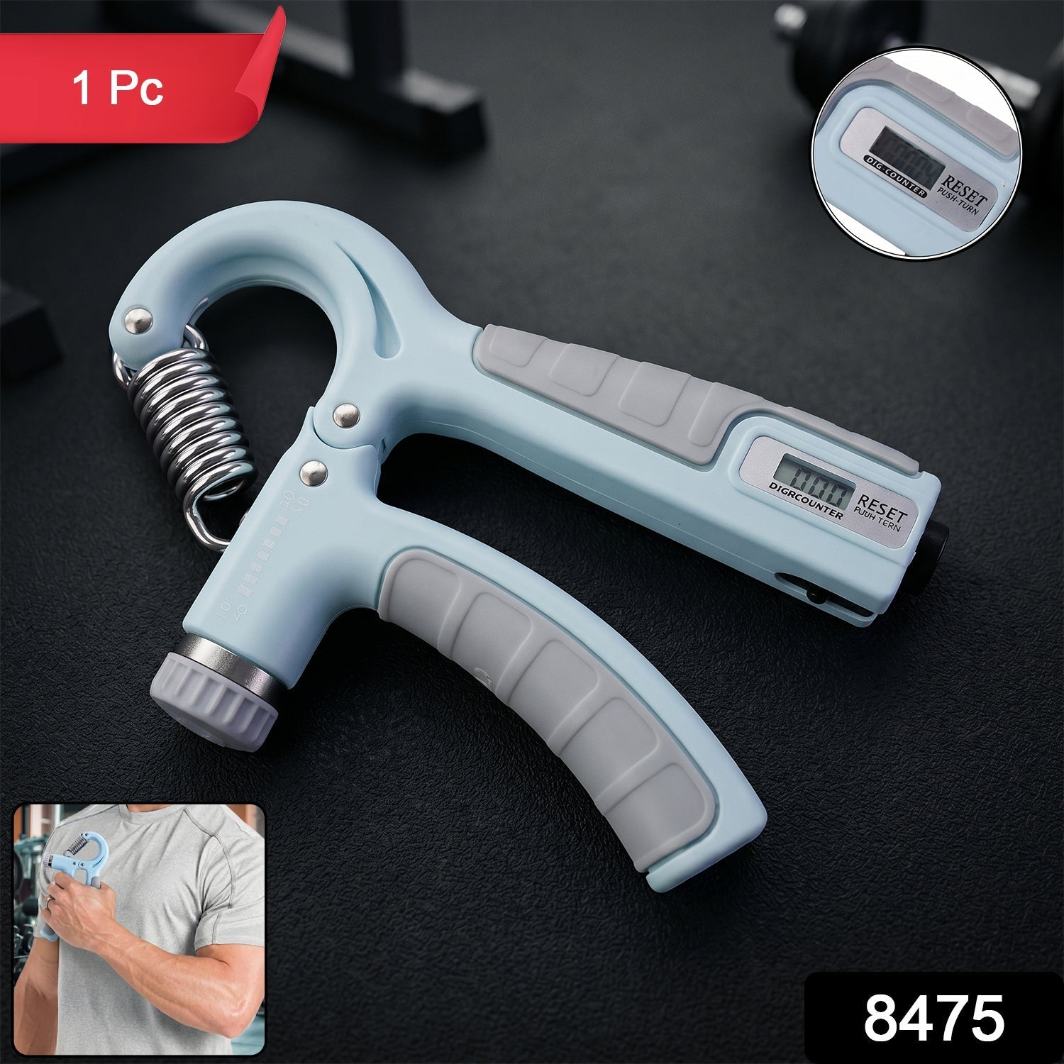 Hand gripper fitness equipment with packaging