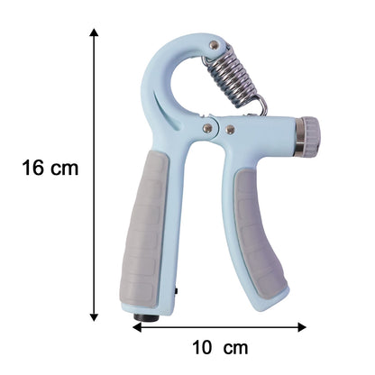 Size guide for adjustable hand grip exerciser