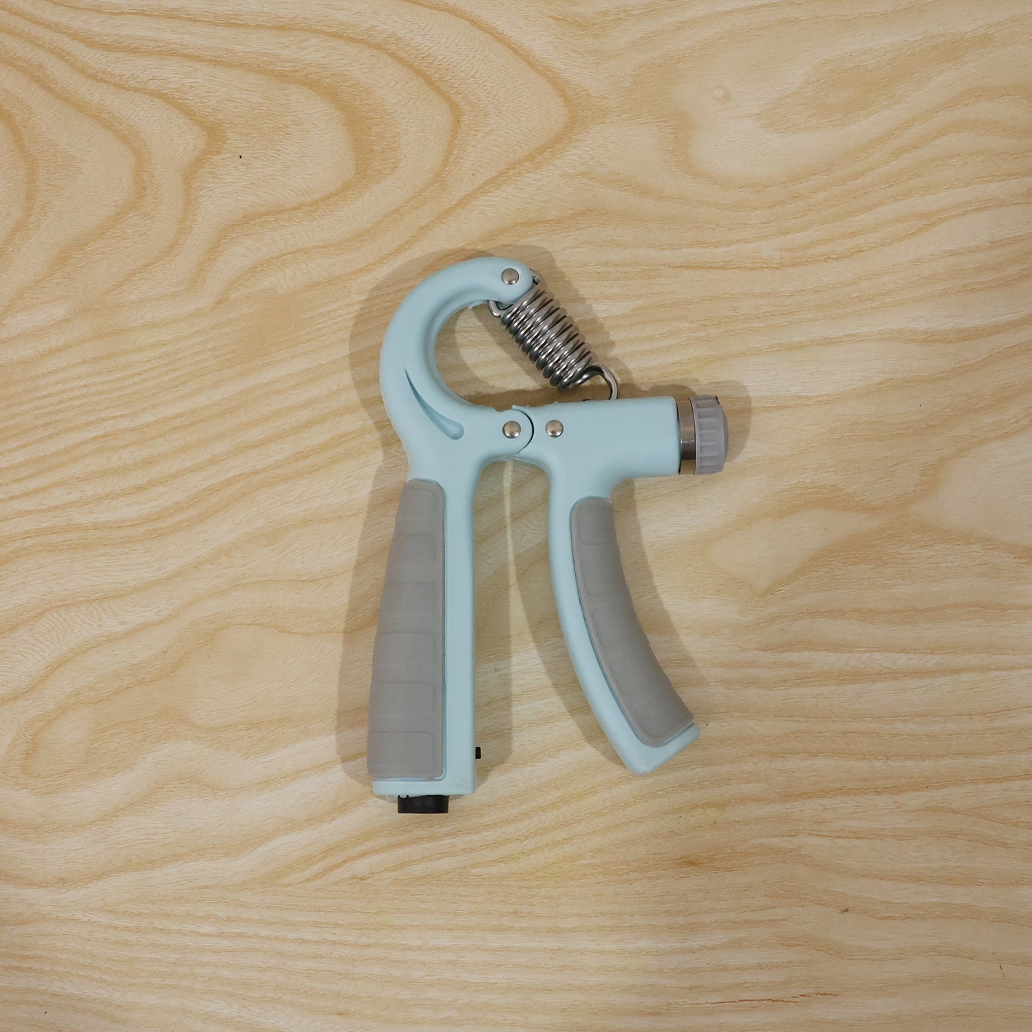 Close-up of non-slip grip on hand exerciser