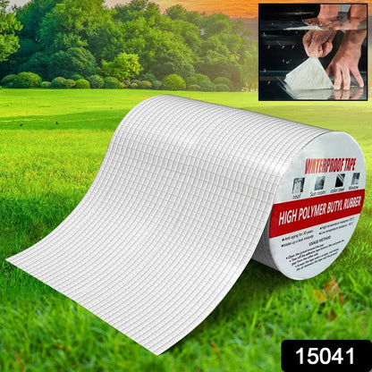 Aluminium foil waterproof tape for sealing leaks in pipes and roofs