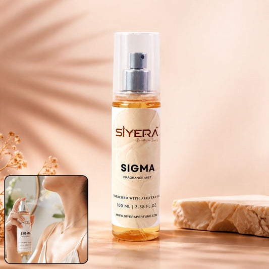 Sigma fragrance mist body spray with aloe vera for men and women