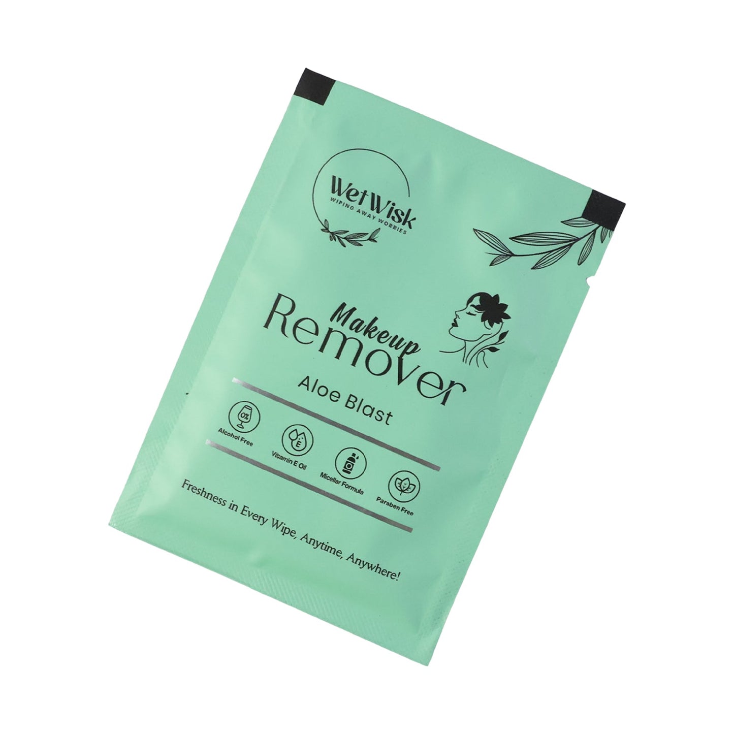 Gentle makeup wipe for skincare on the go
