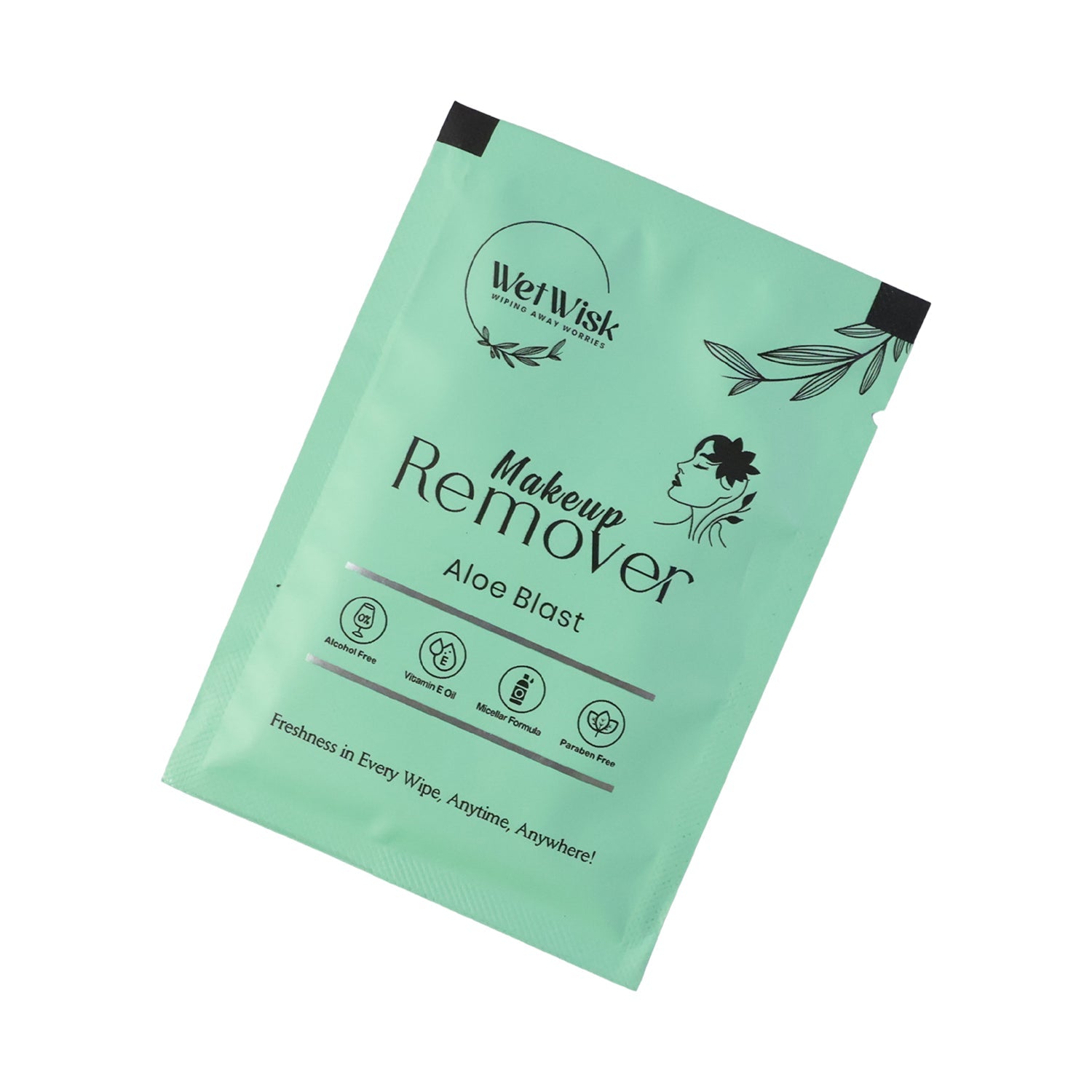 Gentle makeup wipe for skincare on the go