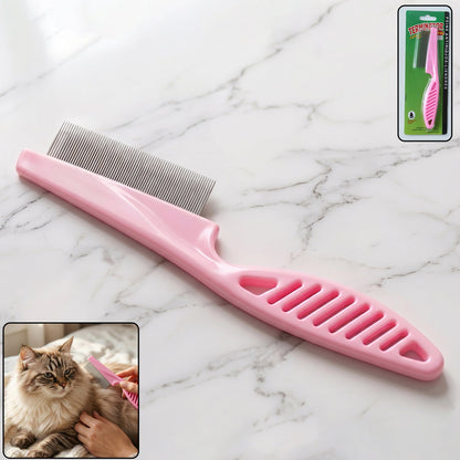Pet dog grooming comb for shedding and fur cleaning