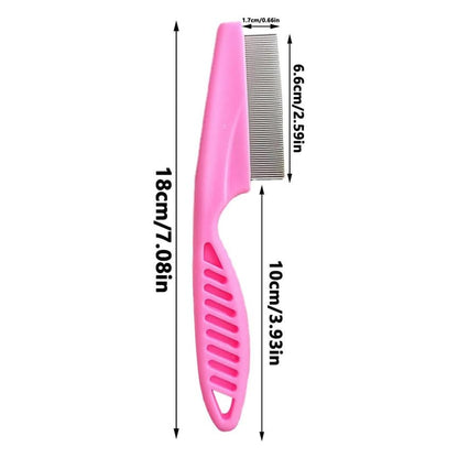 Dog grooming comb size comparison