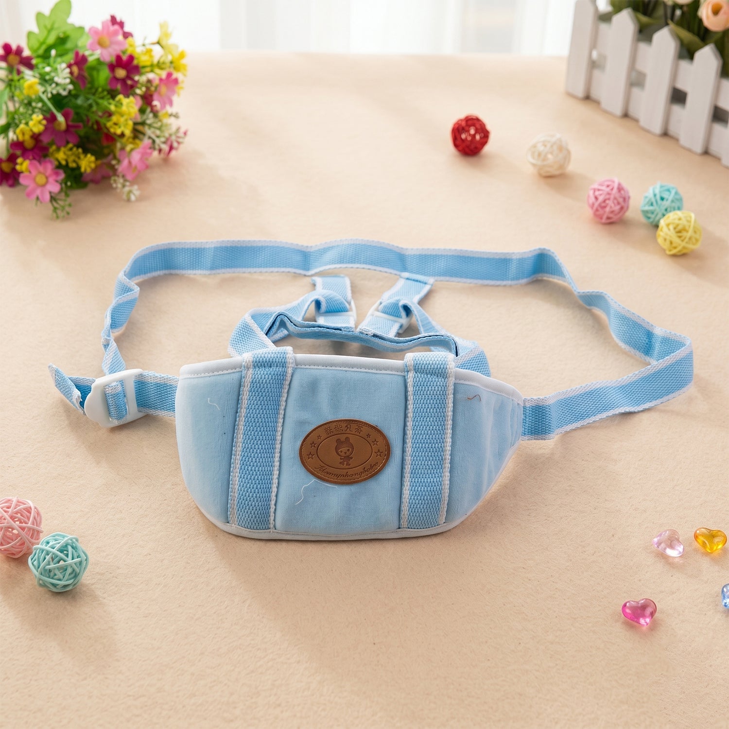 Walking belt features with breathable fabric