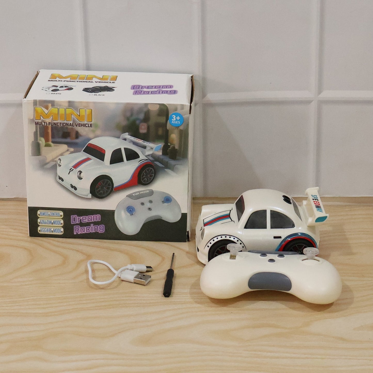 Mini RC car set for daily indoor and outdoor play
