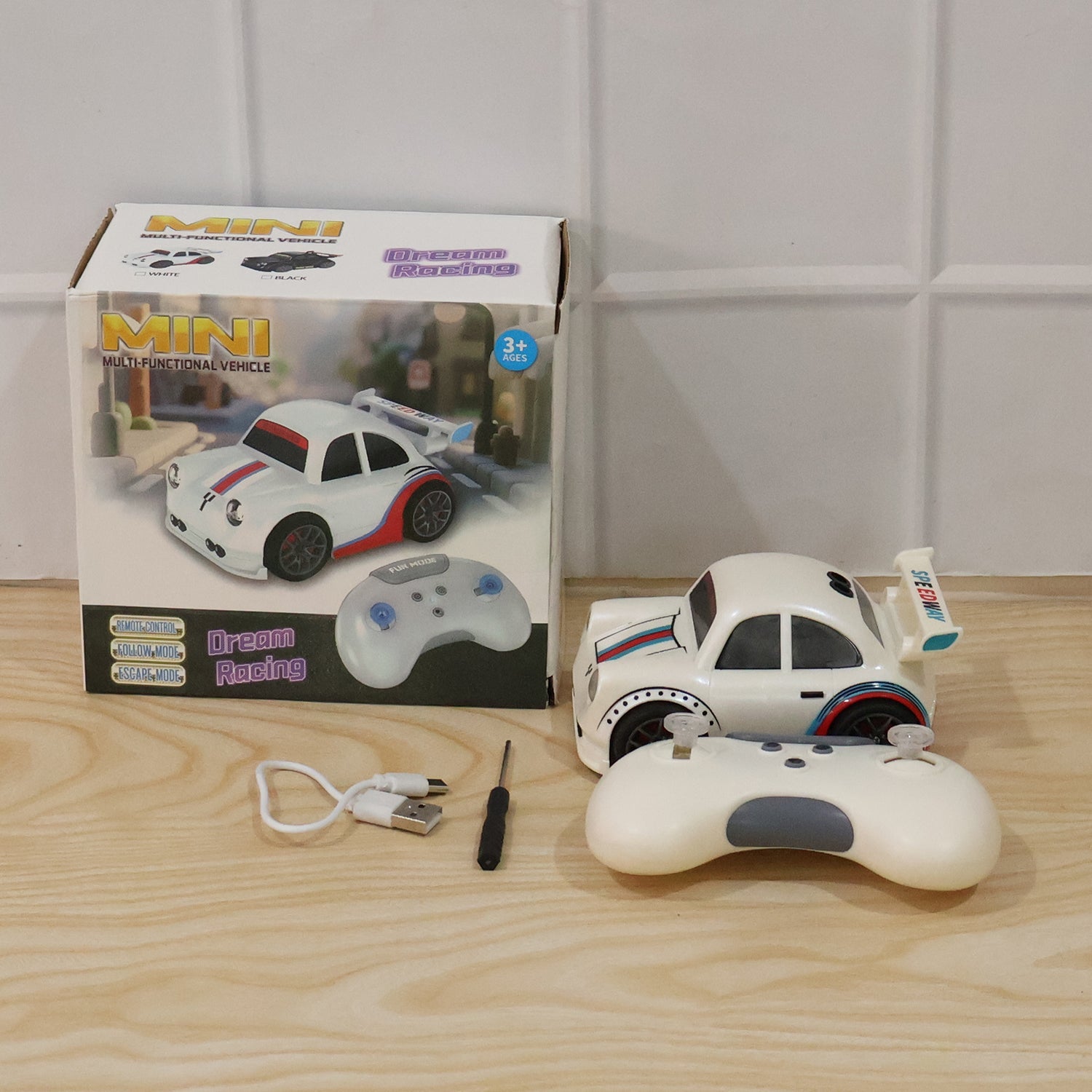 Mini RC car set for daily indoor and outdoor play