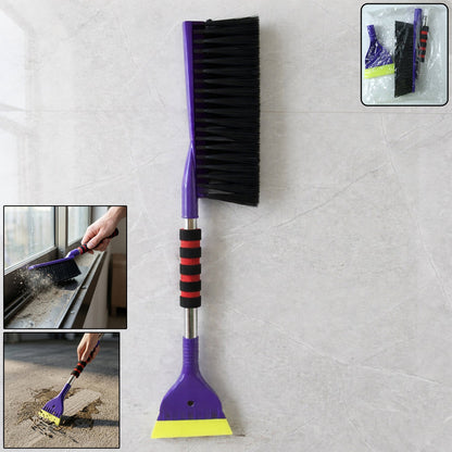Multipurpose household cleaning brush with ergonomic handle