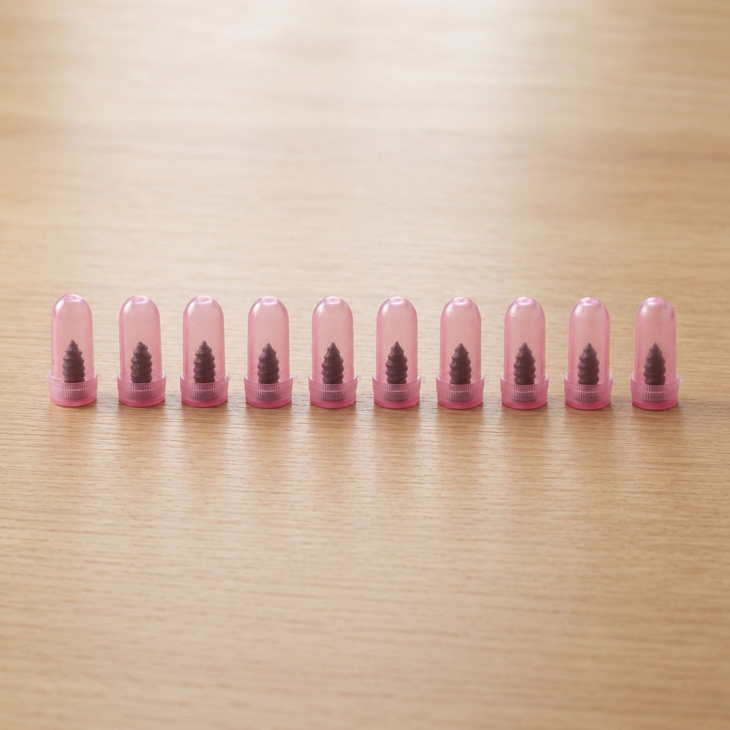 Pink tubeless tire repair screw nails 10-piece set for emergency repairs