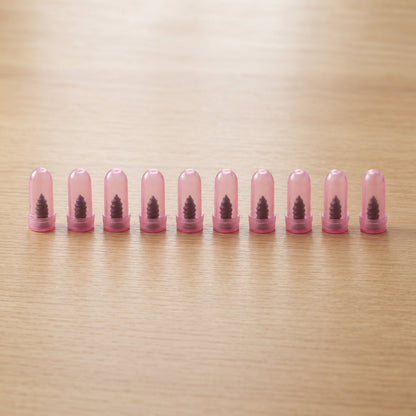Pink tubeless tire repair screw nails 10-piece set for emergency repairs