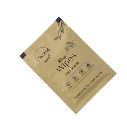 Shoe wipe for dirt stain removal on shoes