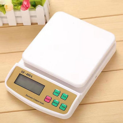 Square battery operated digital kitchen scale
