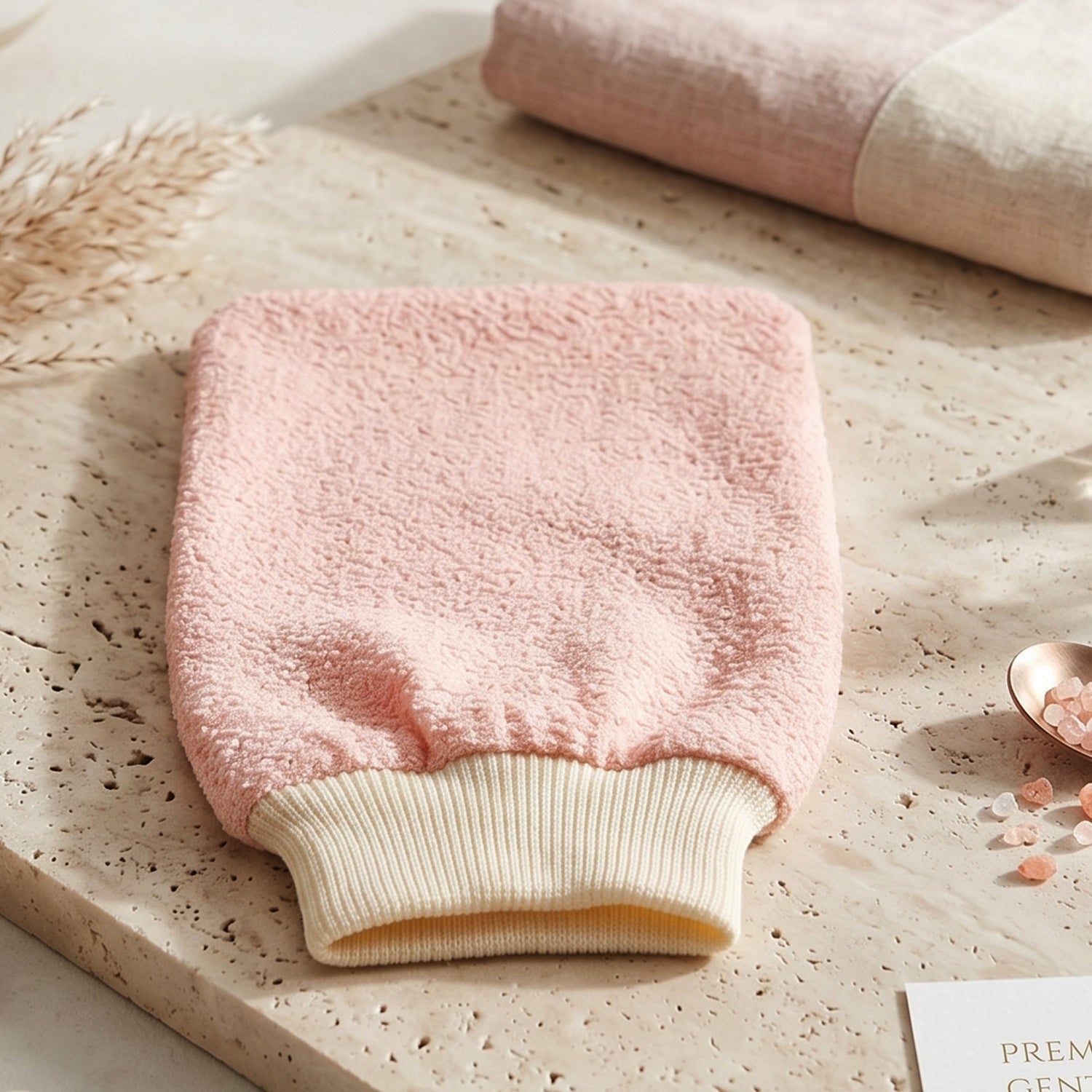 Body scrubber shower mitt for effective skin cleansing